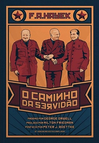 Capa do livro O Caminho da Servidão