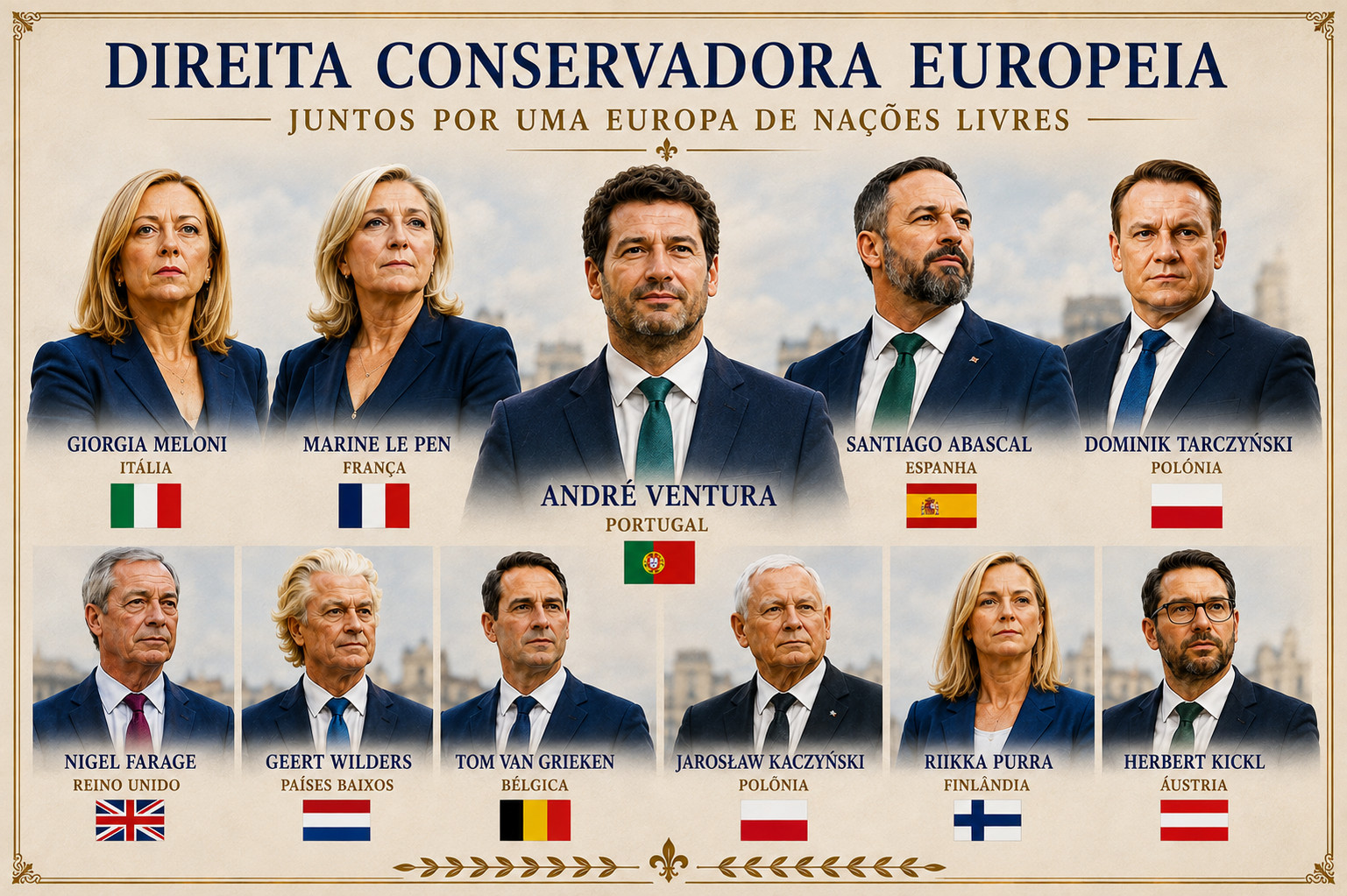 Lideranças e movimentos da direita europeia