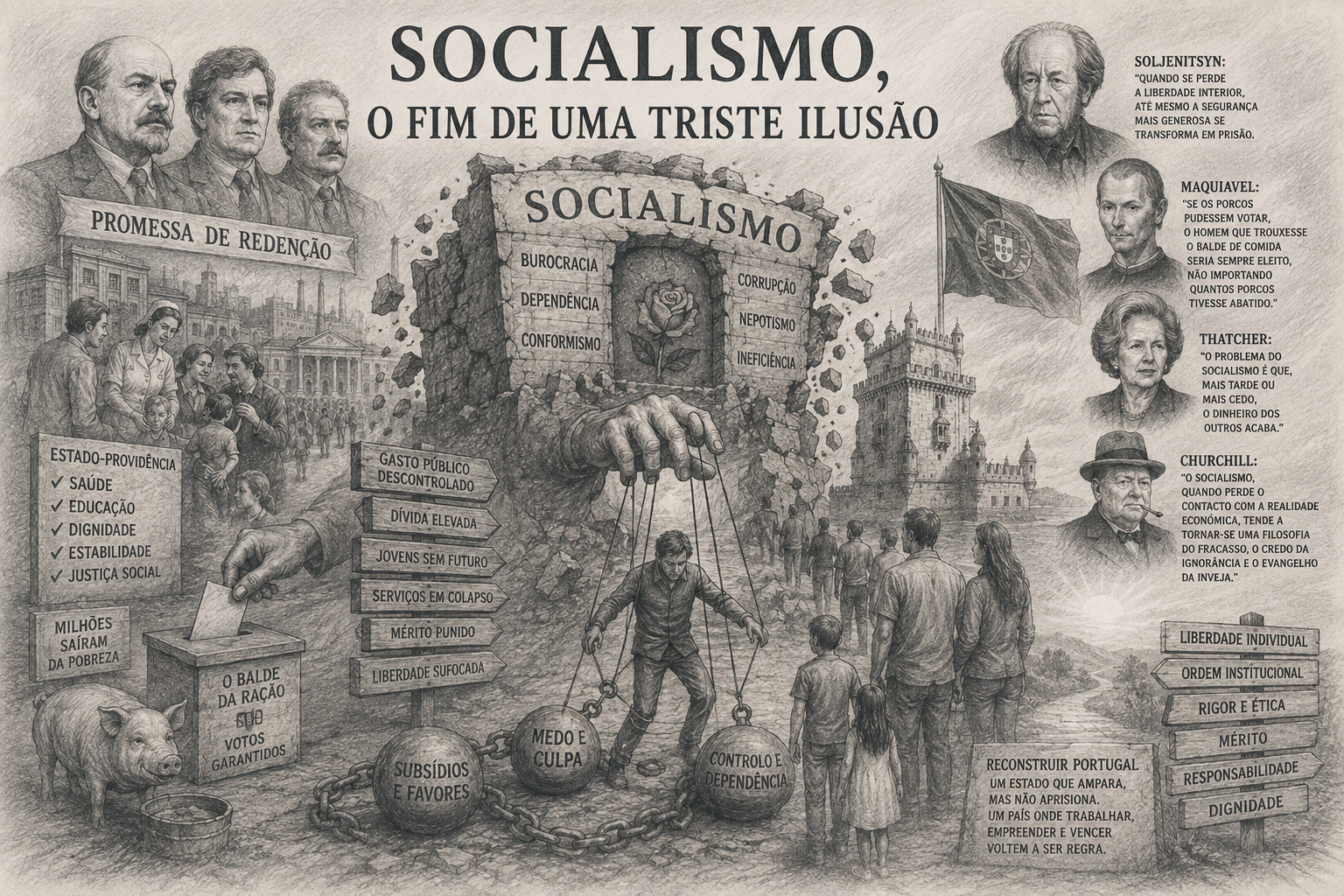Socialismo, o fim de uma triste ilusão