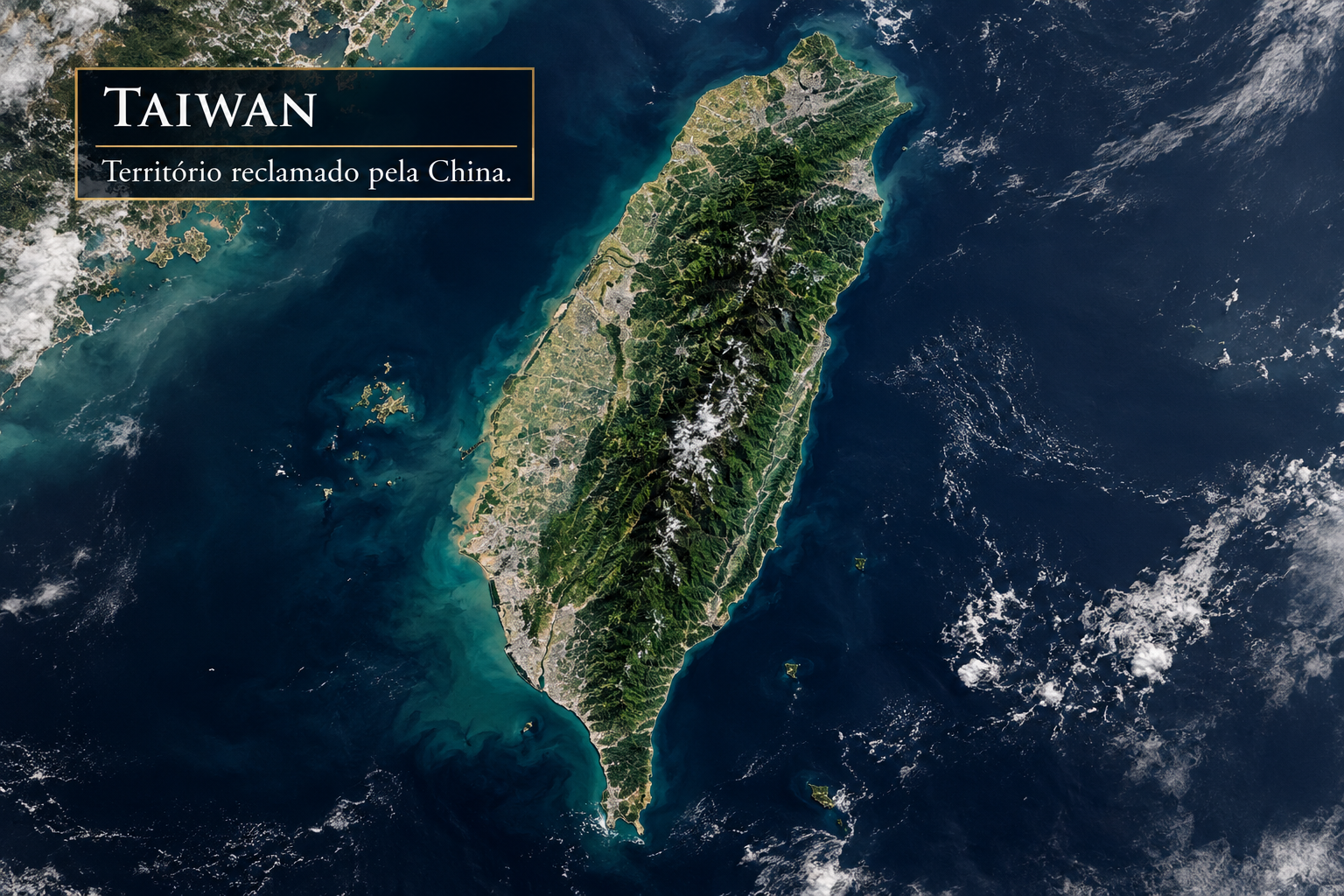 Taiwan, território reclamado pela República Popular da China